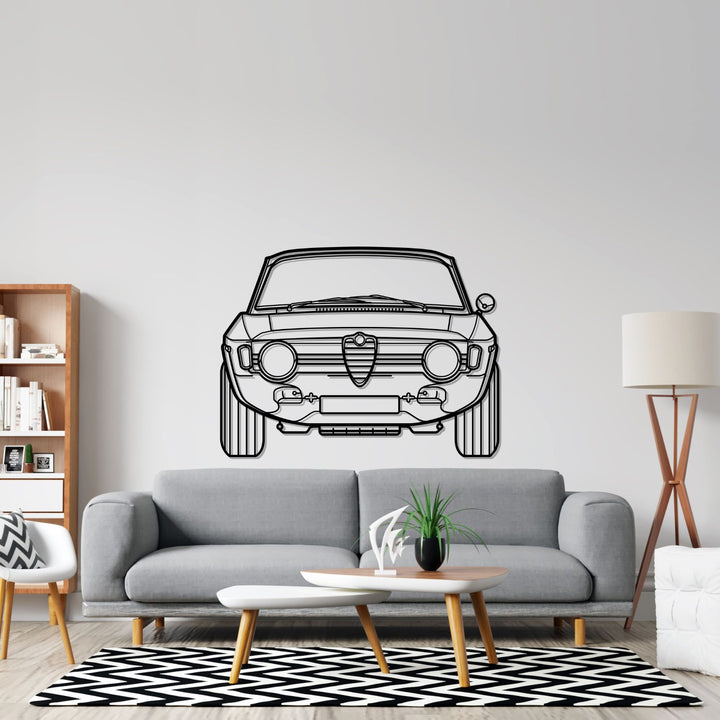 Giulia 1967 front Silhouette Wall Art