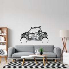 Can Am Maverick 1000R Detailed Silhouette Wall Art