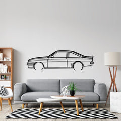 Manta GTE 1987 Detailed Silhouette Wall Art