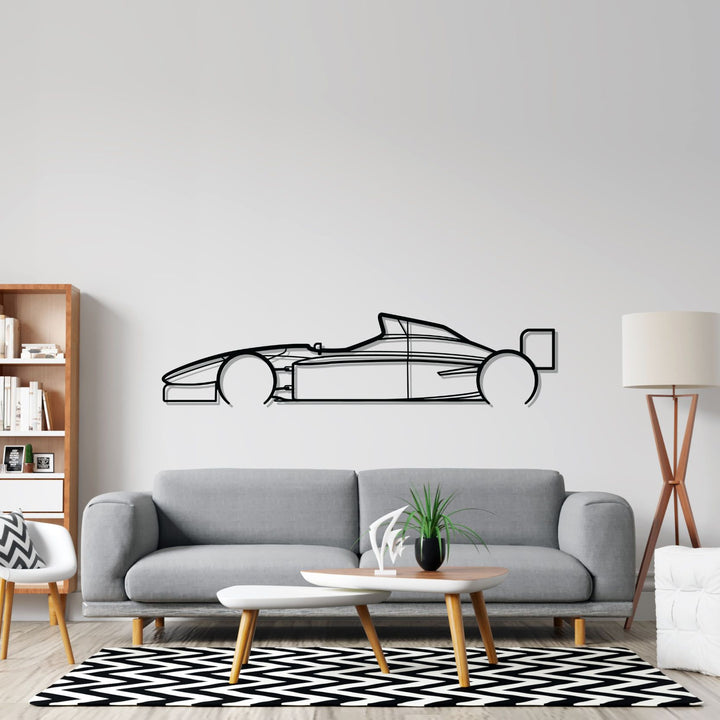 Lola T96 Detailed Silhouette Wall Art