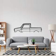 Mini Pickup Classic Silhouette Wall Art