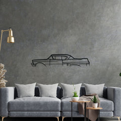 De Ville Coupe 1957 Classic Silhouette Wall Art