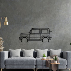 Jimny 2020 Detailed Silhouette Wall Art