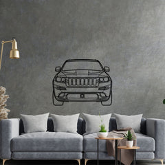 Cherokee SRT8 2012 Front Silhouette Wall Art