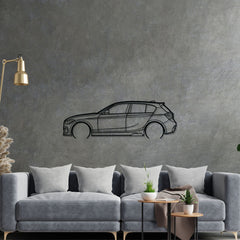 140i F20 Detailed Silhouette Wall Art