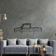 Mini Pickup Classic Silhouette Wall Art