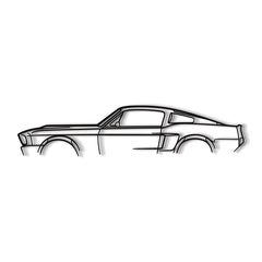 1967 Mustang Silhouette Wall Art