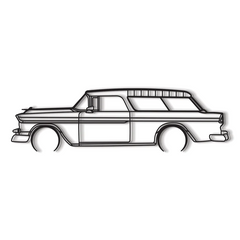 1955 Nomad Silhouette Wall Art