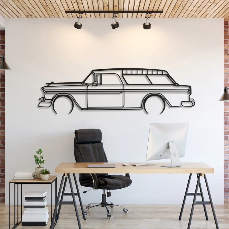 1955 Nomad Silhouette Wall Art