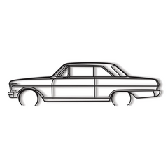 1964 Nova Silhouette Wall Art