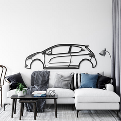 Peugeot 208 GTI Silhouette Wall Art