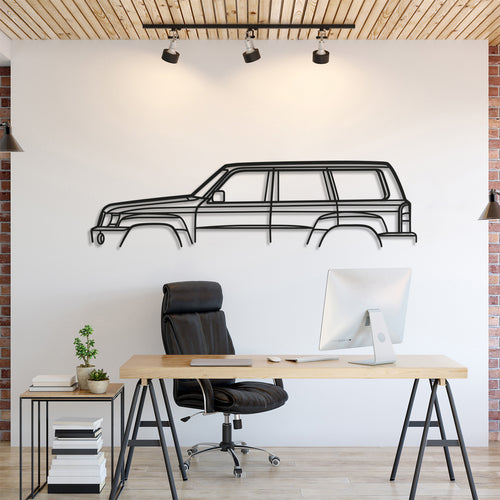 Nissan Patrol Super Safari Silhouette Wall Art