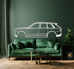 Rolls Royce Cullinan Silhouette Wall Art