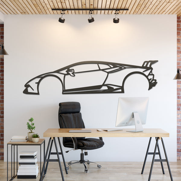 Lamborghini Huracan Performante Silhouette Wall Art