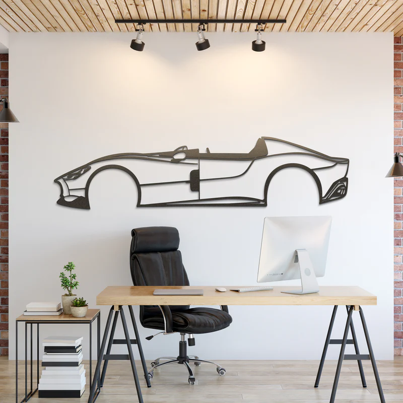 Monza SP Silhouette Wall Art