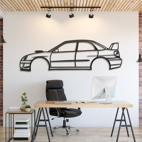 Subaru Impreza Blobeye Silhouette Wall Art