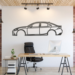 Lexus IS350 Silhouette Wall Art