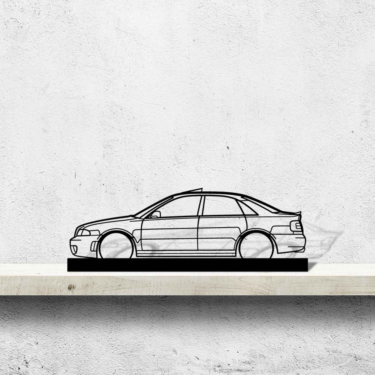 RS4 B5 sedan Silhouette Art Stand