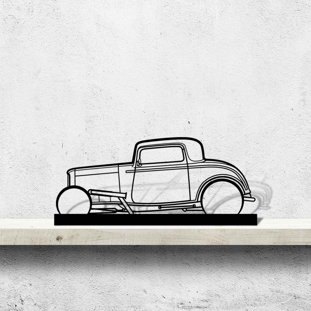 Street Rod 1932 Silhouette Art Stand