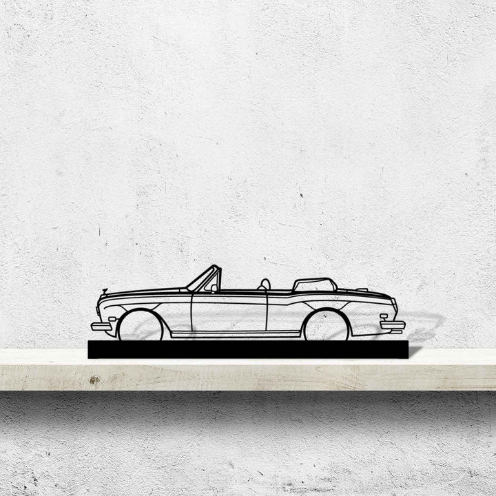 Royce Corniche convertible 1981 Silhouette Art Stand