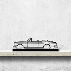 Royce Corniche convertible 1981 Silhouette Art Stand