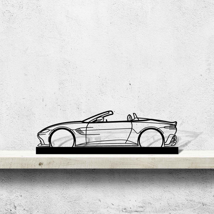 Aston Vantage Cabrio Silhouette Art Stand