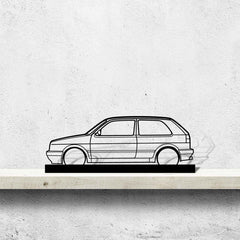 Golf MK2 GTI Silhouette Art Stand