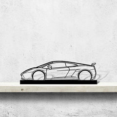 Gallardo Superleggera 2007 Silhouette Art Stand