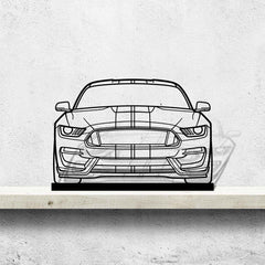 GT350 Front Silhouette Art Stand