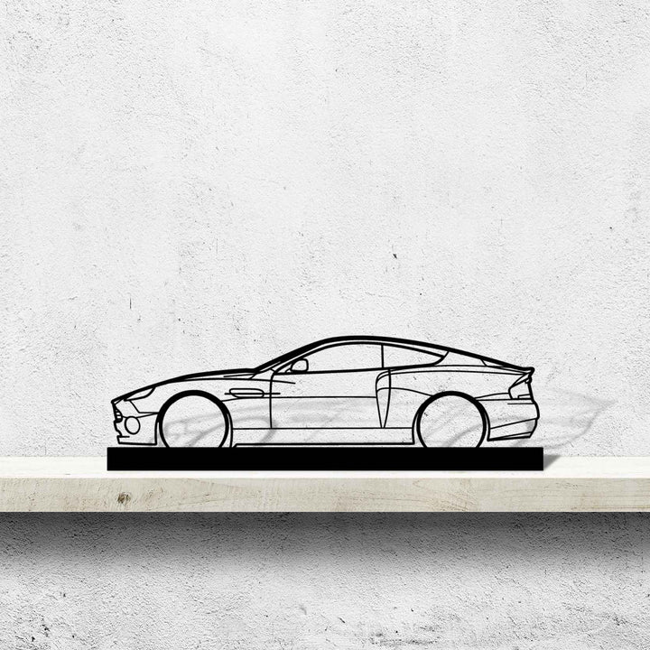 Aston Vanquish V12 2003 Silhouette Art Stand