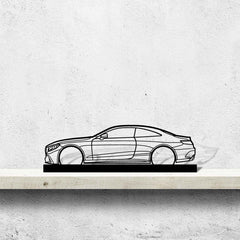 Mercedes s63 Coupe Silhouette Art Stand