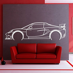 Lotus Elise Cup 250 2018 Silhouette Wall Art