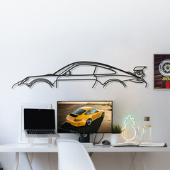 911 997 GT3 RS Classic Silhouette Wall Art