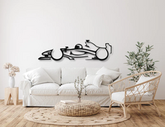 Formula 1 Silhouette Wall Art - Kids Room Edition