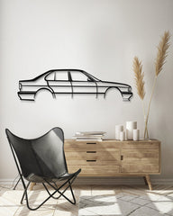 E34 M45 Silhouette Wall Art