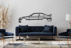 E36 M3 Silhouette Wall Art