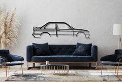 E30 M3 Silhouette Wall Art