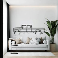 1976 F-350 Silhouette Wall Art