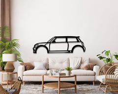 Mini Cooper S Silhouette Wall Art