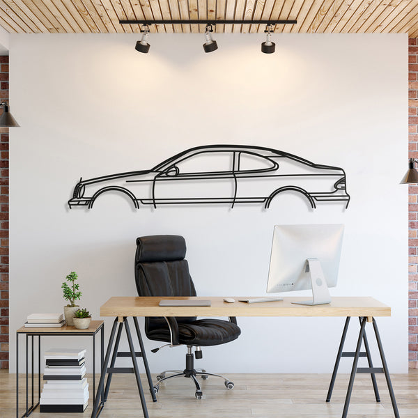 Copy of Mercedes C63 AMG 2009 Silhouette Wall Art