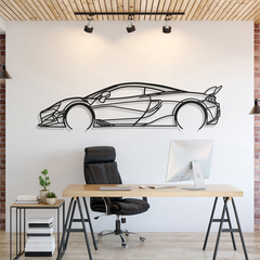 McLaren 600LT 2019 Silhouette Wall Art