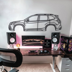 Subaru Forester 5th Gen 2019 Silhouette Wall Art