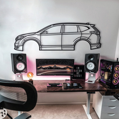 2017 CR-V 5th Gen Silhouette Wall Art