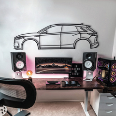 2019 QX50 2nd Gen (J55) Silhouette Wall Art