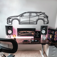 2019 Blazer 3rd Gen Silhouette Wall Art