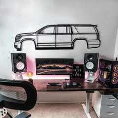 2015 Suburban 11th Gen Silhouette Wall Art