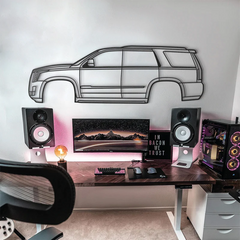 2015 Escalade 4th Gen Silhouette Wall Art