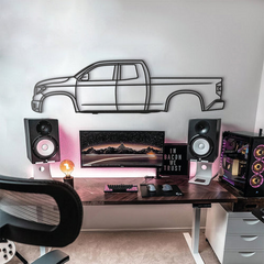 2019 Tundra 2nd Gen Metal Silhouette Wall Art