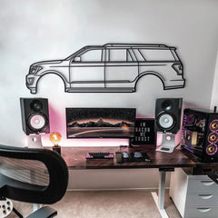 2018 Expedition 4th Gen Silhouette Wall Art