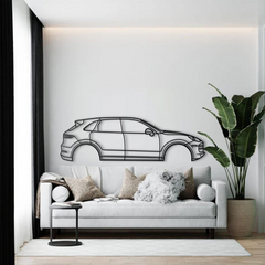 2019 Cayenne 3rd Gen Silhouette Wall Art